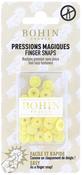 Yellow - Bohin Finger Snap Fasteners 9mm (3/8") 8 Sets