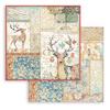 Deer Paper - Christmas Greetings - Stamperia