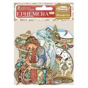 Christmas Greetings Adhesive Ephemera - Stamperia