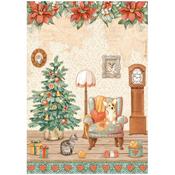 Sweet Room Rice Paper - All Around Christmas - Stamperia