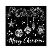 Merry Christmas Bells - Stamperia Stencil 7"X7"
