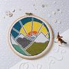 Mountain Adventure Cross Stitch Kit - Hawthorn Handmade