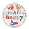 Craft Happy Cross Stitch Kit - Hawthorn Handmade