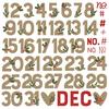 The Holiday Life Chipboard Numbers - Simple Stories