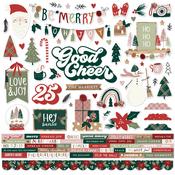 Boho Christmas Cardstock Stickers - Simple Stories