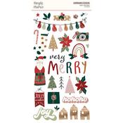 Boho Christmas 6x12 Chipboard Stickers - Simple Stories