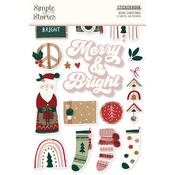 Boho Christmas Sticker Book - Simple Stories