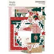 Boho Christmas Chipboard Frames - Simple Stories