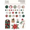 Boho Christmas Decorative Brads - Simple Stories