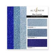 Blue Crystals Glitter Gradient Cardstock Set - Altenew