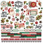 Simple Vintage Dear Santa Cardstock Stickers - Simple Stories