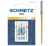 Size 90/14 5/Pkg - Schmetz Jeans/Denim Gold Machine Needles