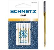 Size 100/16 5/Pkg - Schmetz Jeans/Denim Gold Machine Needles