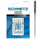 Size 70/10 5/Pkg - Schmetz Black Super Fine Machine Needles