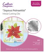 Joyous Poinsettia - Crafter's Companion Create A Card Metal Die