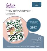 Holly Jolly Christmas - Crafter's Companion Stencil Set