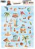 Small Elements B, Summer Vibes - Find It Trading Yvonne Creations Punchout Sheet