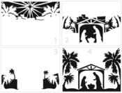 Layered Nativity Scene Layering Stencils - The Crafter's Workshop