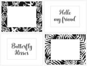 Butterfly Ferns Frames A2 Layering Stencils - The Crafter's Workshop