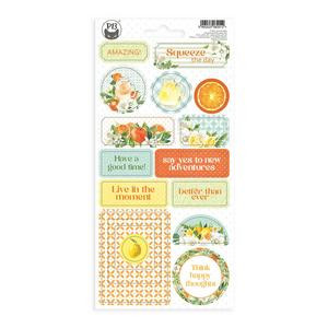 #02 Chipboard Stickers - Fresh Lemonade - P13