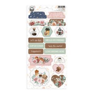 #03 Chipboard Stickers - Coffee Break - P13