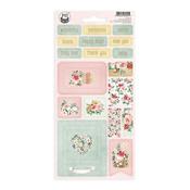 #01 Chipboard Stickers - Flowerish - P13