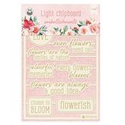 Light Chipboard Embellishments 06 - Flowerish - P13