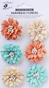 Sun & Rain - Little Birdie Astra Paper Flowers 6/Pkg