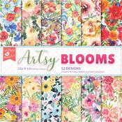 Artsy Blooms - Little Birdie Cardstock 12 Sheet Pack 12"X12"