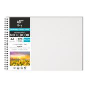 A4 - Little Birdie Customizable Canvas Cover Note Book Landscape