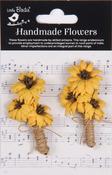 Mini Sunflower Bouquet - Little Birdie Floral Embellishment 2/Pkg