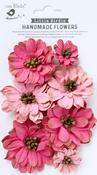 Precious Pink - Little Birdie Galina Paper Flowers 7/Pkg