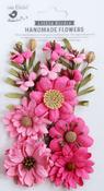 Precious Pink - Little Birdie Heleen Paper Flowers 12/Pkg
