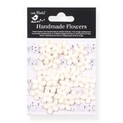 Ivory Pearl - Little Birdie Janice Paper Flowers 25/Pkg
