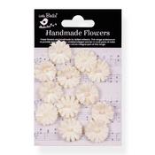 Ivory Pearl - Little Birdie Larisa Paper Flowers 12/Pkg
