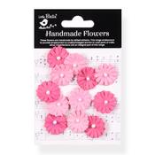 Precious Pink - Little Birdie Larisa Paper Flowers 12/Pkg