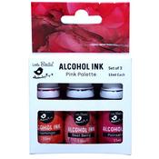 Pink Palette - Little Birdie Alcohol Ink 15ml 3/Pkg