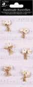 Ivory Pearl - Little Birdie Paper Bouquet 6/Pkg