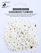Ivory Pearl - Little Birdie Sparkle Florettes Paper Flowers 80/Pkg