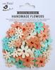 Sun & Rain - Little Birdie Sparkle Florettes Paper Flowers 80/Pkg