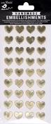 Golden Hearts - Little Birdie Sticker Sheet 36/Pkg
