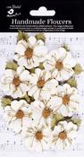 Ivory Pearl - Little Birdie Wendy Paper Flowers 9/Pkg