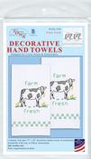 Farm Fresh - Jack Dempsey Stamped Decorative Hand Towel Pair 17"X28"