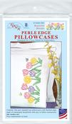 Beautiful Blooms - Jack Dempsey Stamped Pillowcases W/White Perle Edge 2/Pkg