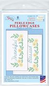 Thankful & Blessed - Jack Dempsey Stamped Pillowcases W/White Perle Edge 2/Pkg