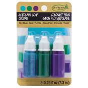 Sky Blue, Teal, and Purple - Life Of The Party Glycerin Color 0.3oz