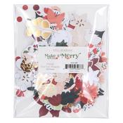 Make It Merry Floral - Spellbinders Printed Die-Cuts From Make It Merry Collection