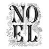 Festive Noel Press Plate - BetterPress - Spellbinders