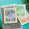 Merry Christmas & Happy New Year Press Plate - BetterPress - Spellbinders
