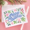 Merry Christmas Foliage Stencils - Spellbinders